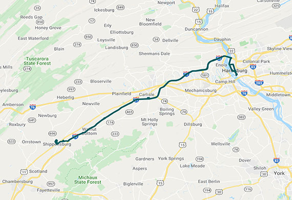 route 81 map